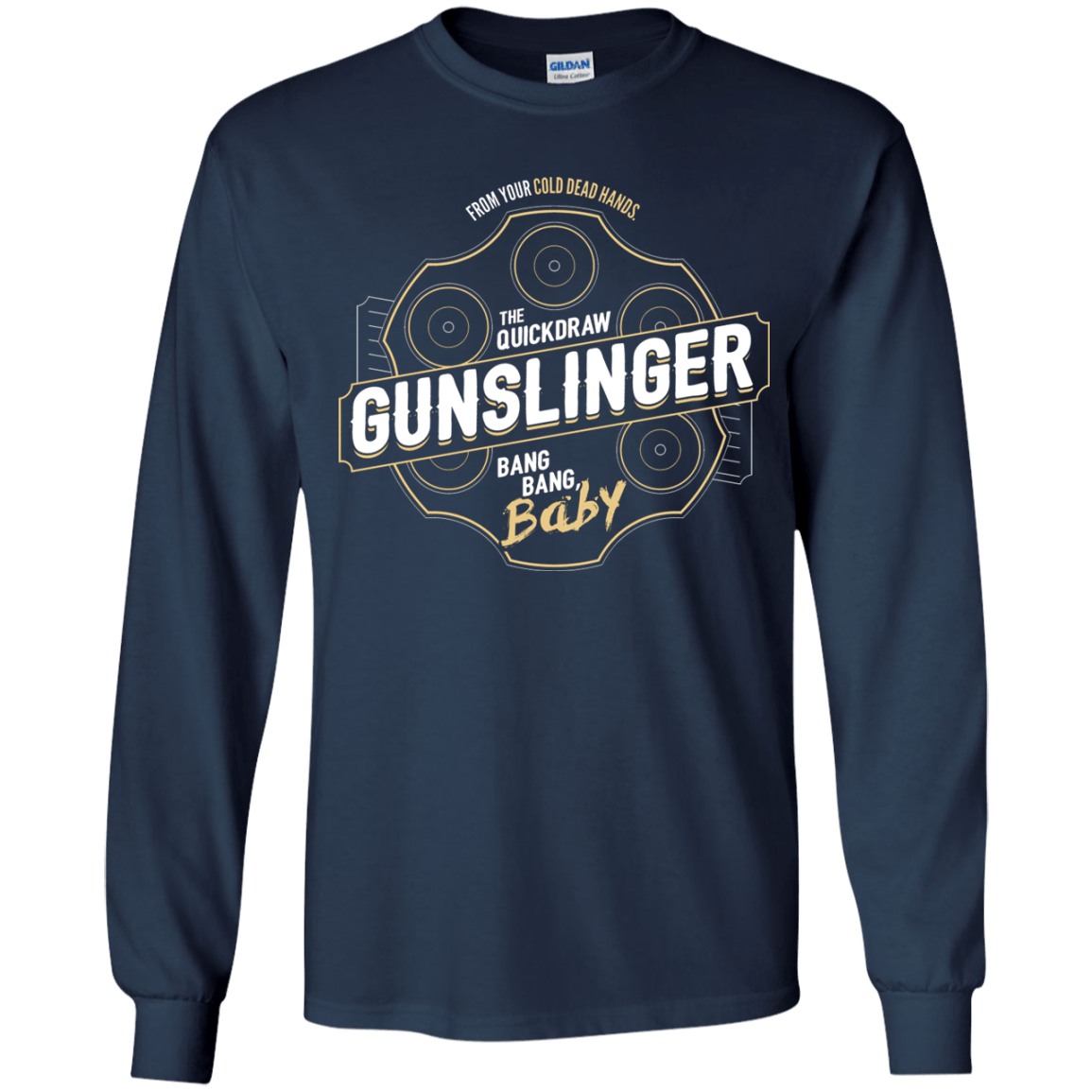 T-Shirts Navy / YS Gunslinger Youth Long Sleeve T-Shirt