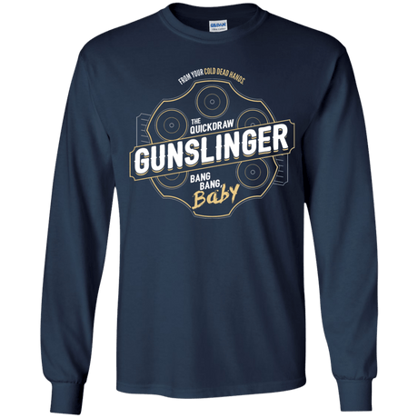 T-Shirts Navy / YS Gunslinger Youth Long Sleeve T-Shirt