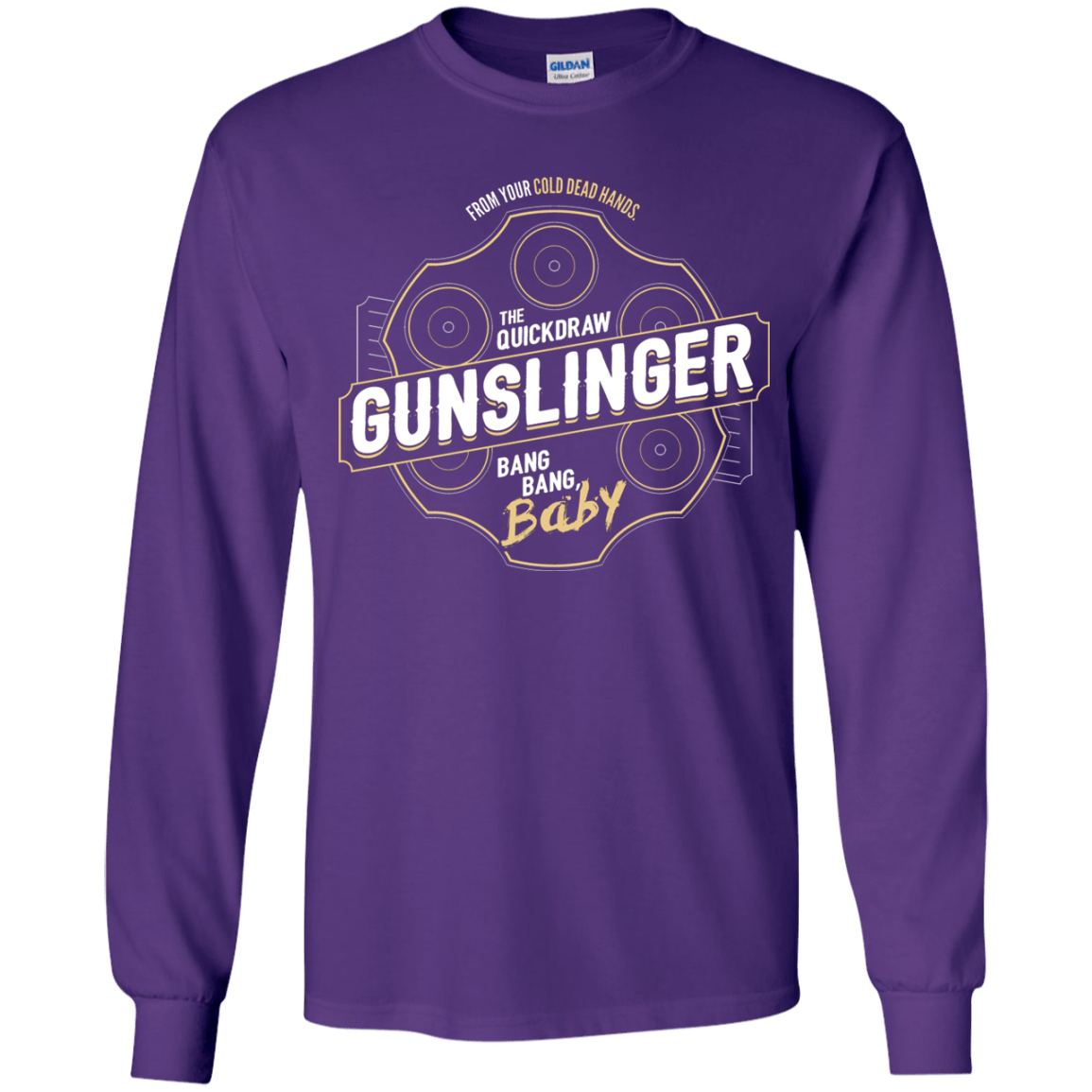 T-Shirts Purple / YS Gunslinger Youth Long Sleeve T-Shirt