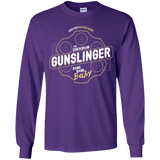 T-Shirts Purple / YS Gunslinger Youth Long Sleeve T-Shirt