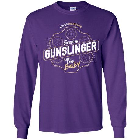 T-Shirts Purple / YS Gunslinger Youth Long Sleeve T-Shirt