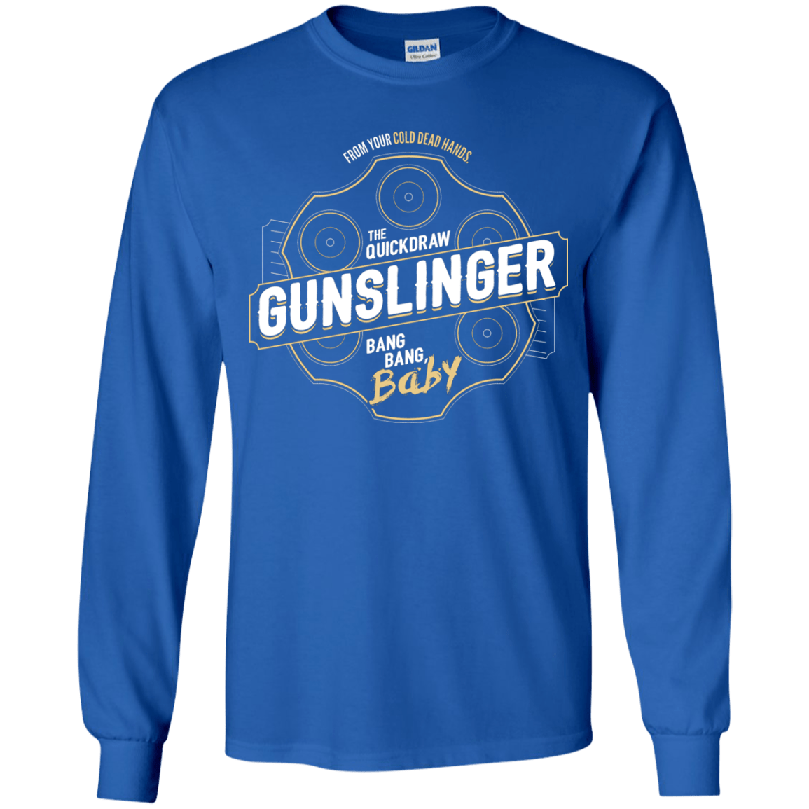 T-Shirts Royal / YS Gunslinger Youth Long Sleeve T-Shirt
