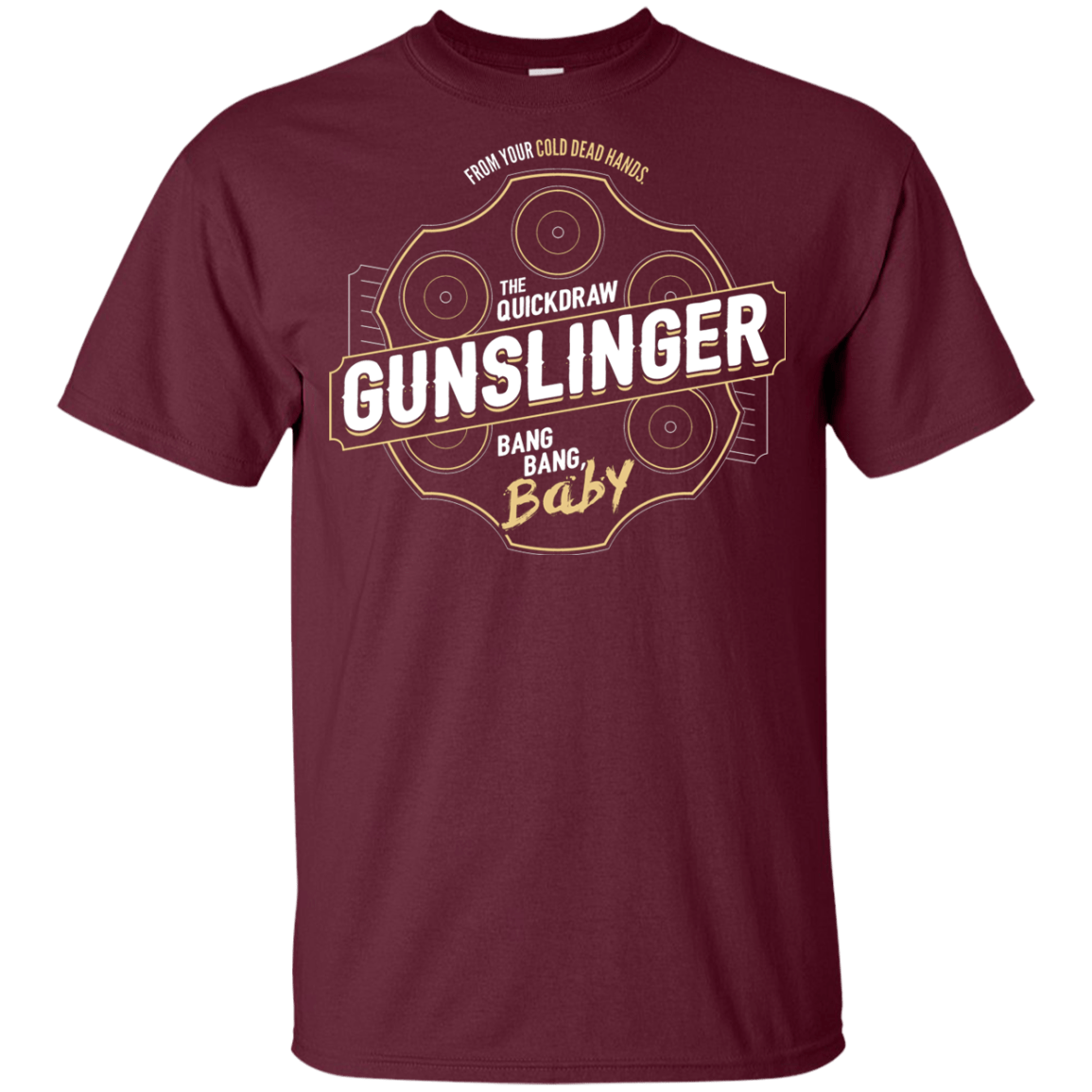 T-Shirts Maroon / YXS Gunslinger Youth T-Shirt