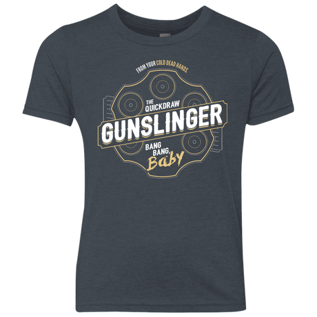 T-Shirts Vintage Navy / YXS Gunslinger Youth Triblend T-Shirt