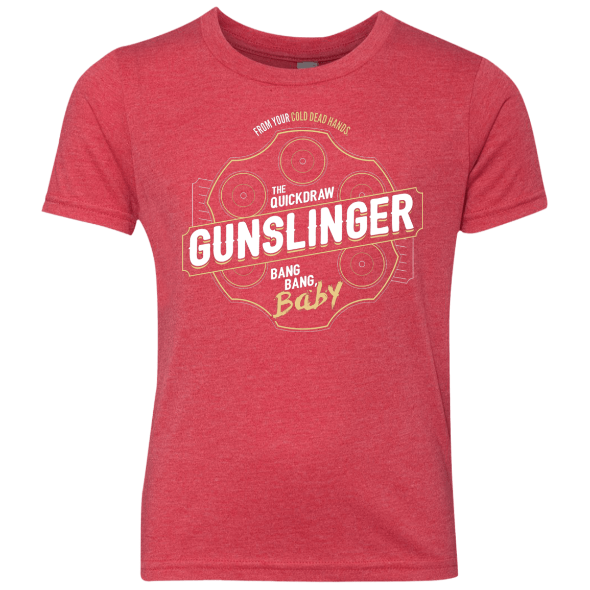 T-Shirts Vintage Red / YXS Gunslinger Youth Triblend T-Shirt