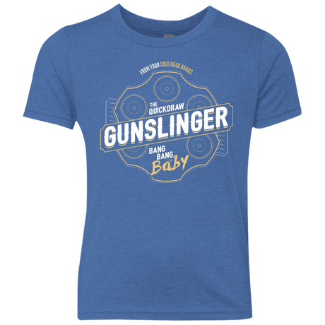 T-Shirts Vintage Royal / YXS Gunslinger Youth Triblend T-Shirt