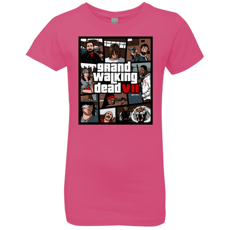 T-Shirts Hot Pink / YXS GWD7 Girls Premium T-Shirt