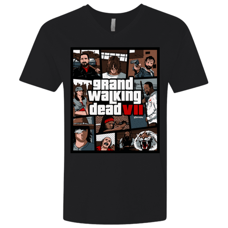 T-Shirts Black / X-Small GWD7 Men's Premium V-Neck