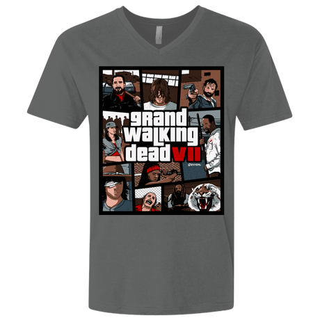 T-Shirts Heavy Metal / X-Small GWD7 Men's Premium V-Neck