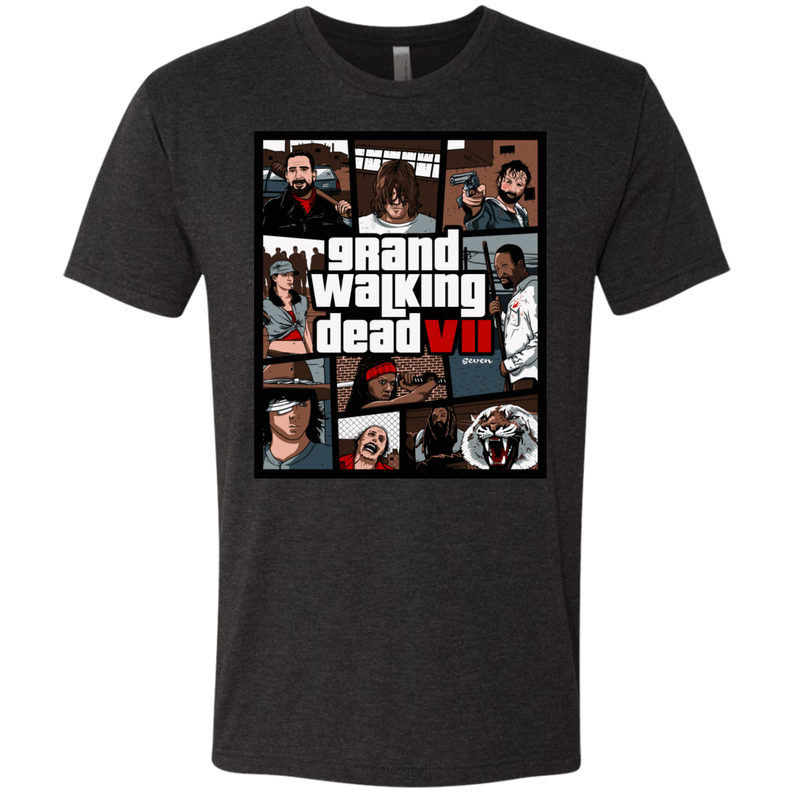 T-Shirts Vintage Black / Small GWD7 Men's Triblend T-Shirt