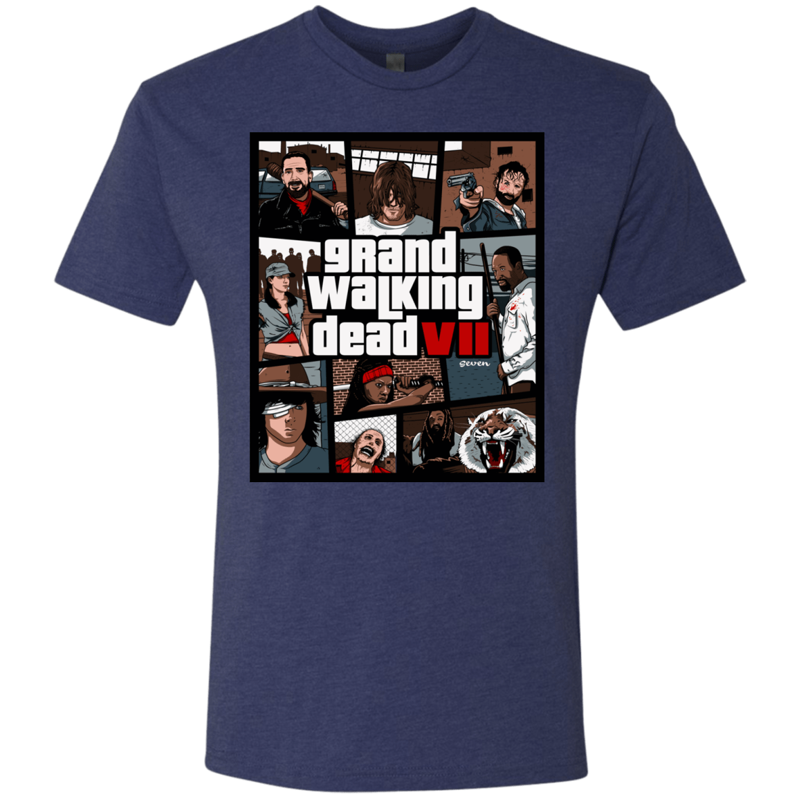 T-Shirts Vintage Navy / Small GWD7 Men's Triblend T-Shirt