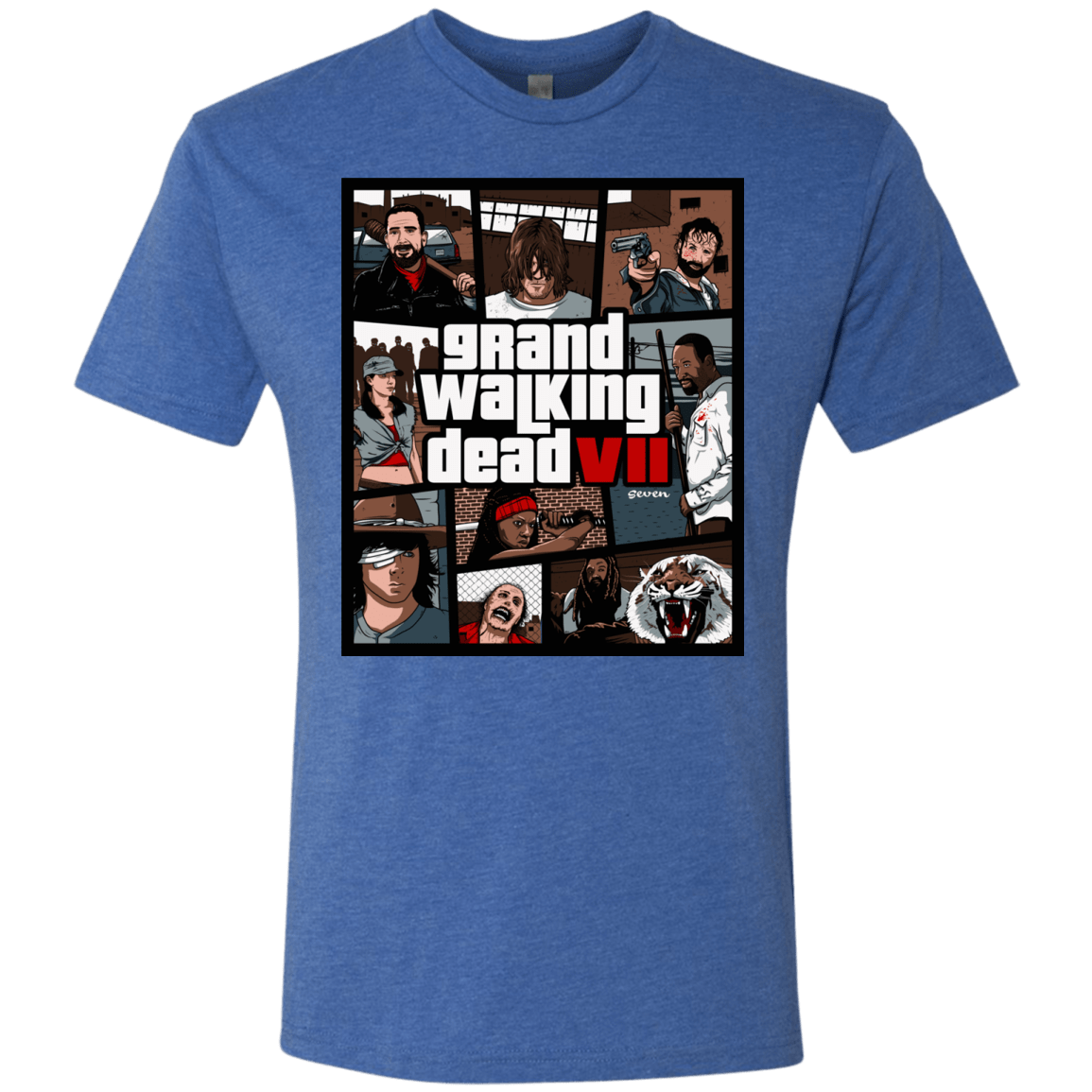 T-Shirts Vintage Royal / Small GWD7 Men's Triblend T-Shirt