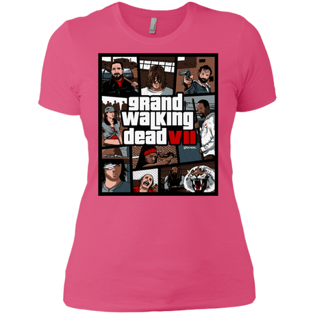 T-Shirts Hot Pink / X-Small GWD7 Women's Premium T-Shirt