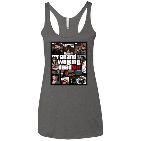 T-Shirts Premium Heather / X-Small GWD7 Women's Triblend Racerback Tank