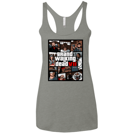 T-Shirts Venetian Grey / X-Small GWD7 Women's Triblend Racerback Tank