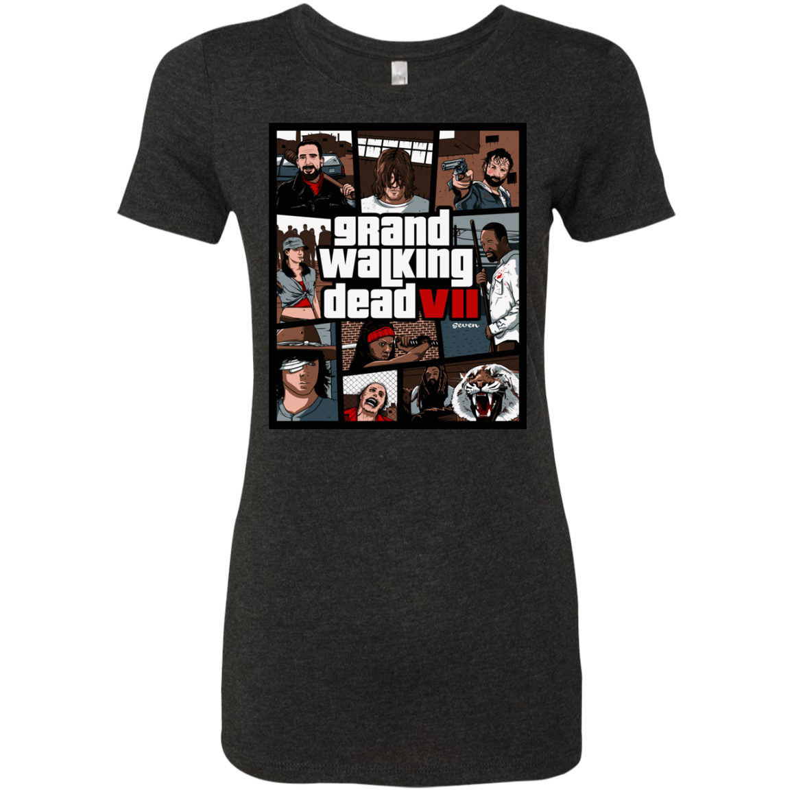 T-Shirts Vintage Black / Small GWD7 Women's Triblend T-Shirt