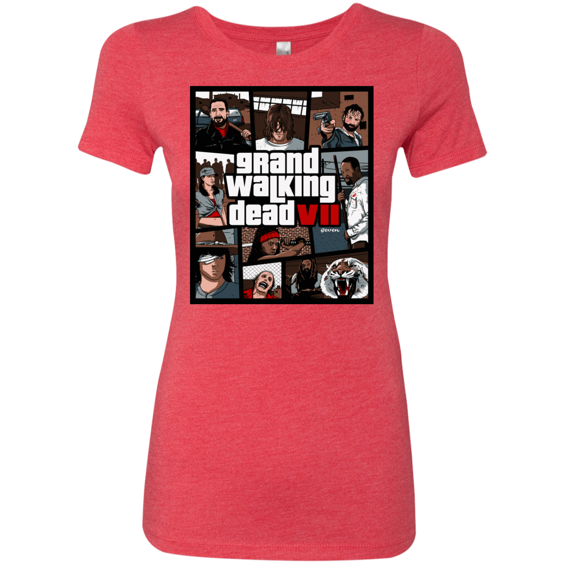 T-Shirts Vintage Red / Small GWD7 Women's Triblend T-Shirt