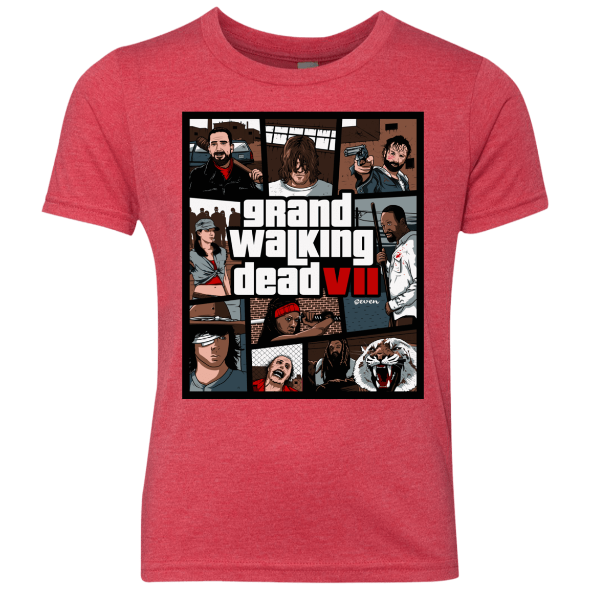 T-Shirts Vintage Red / YXS GWD7 Youth Triblend T-Shirt