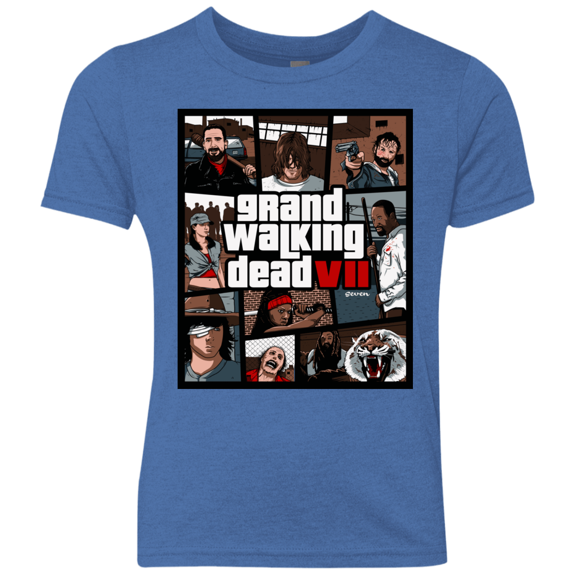 T-Shirts Vintage Royal / YXS GWD7 Youth Triblend T-Shirt