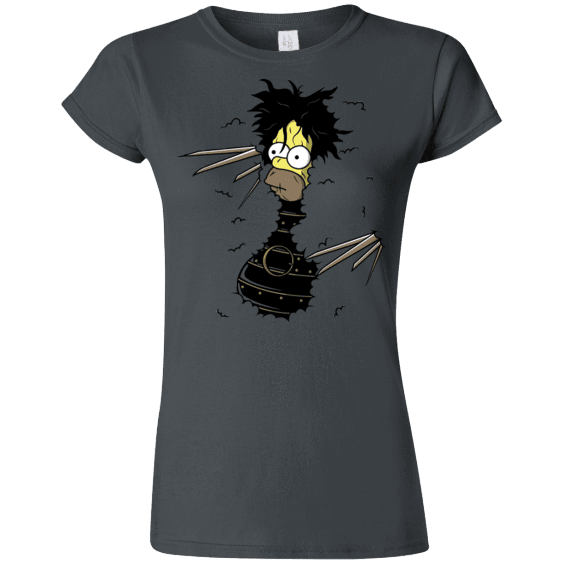 T-Shirts Charcoal / S H. Scissorhands! Junior Slimmer-Fit T-Shirt