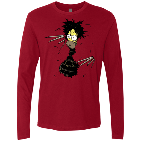 T-Shirts Cardinal / S H. Scissorhands! Men's Premium Long Sleeve