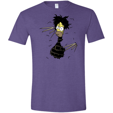 T-Shirts Heather Purple / S H. Scissorhands! Men's Semi-Fitted Softstyle