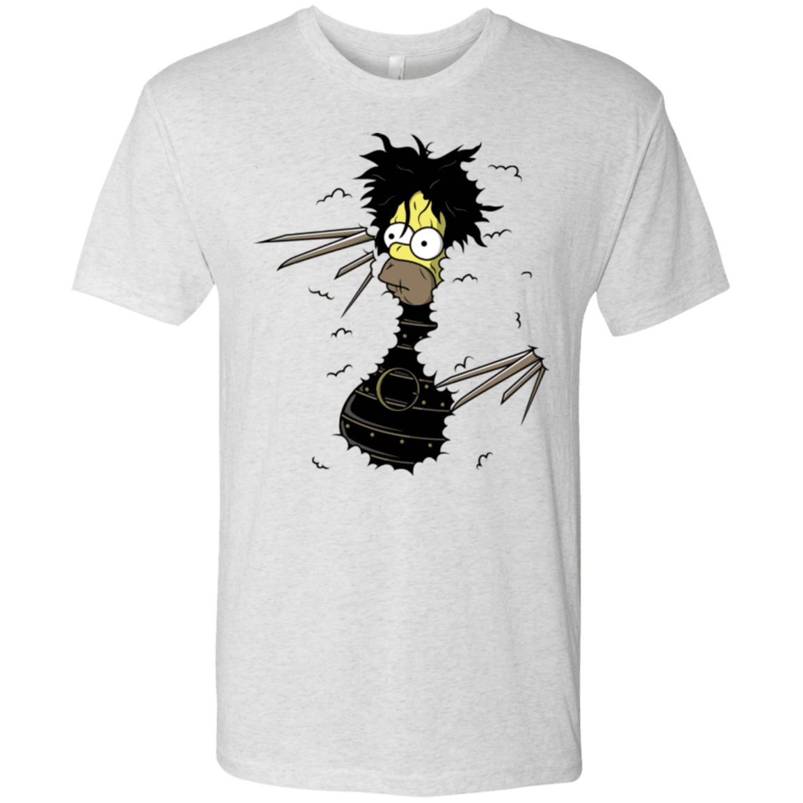 T-Shirts Heather White / S H. Scissorhands! Men's Triblend T-Shirt