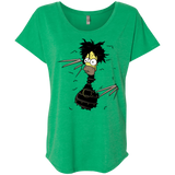 T-Shirts Envy / X-Small H. Scissorhands! Triblend Dolman Sleeve