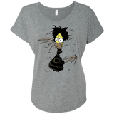 T-Shirts Premium Heather / X-Small H. Scissorhands! Triblend Dolman Sleeve