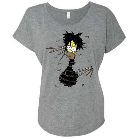 T-Shirts Premium Heather / X-Small H. Scissorhands! Triblend Dolman Sleeve