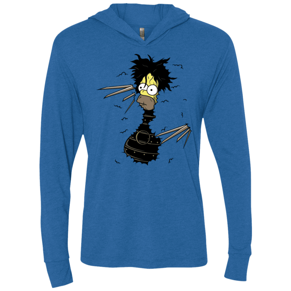 T-Shirts Vintage Royal / X-Small H. Scissorhands! Triblend Long Sleeve Hoodie Tee