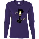 T-Shirts Purple / S H. Scissorhands! Women's Long Sleeve T-Shirt