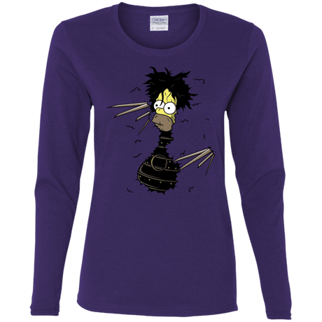 T-Shirts Purple / S H. Scissorhands! Women's Long Sleeve T-Shirt