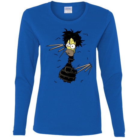 T-Shirts Royal / S H. Scissorhands! Women's Long Sleeve T-Shirt