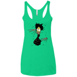 T-Shirts Envy / X-Small H. Scissorhands! Women's Triblend Racerback Tank