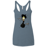 T-Shirts Indigo / X-Small H. Scissorhands! Women's Triblend Racerback Tank