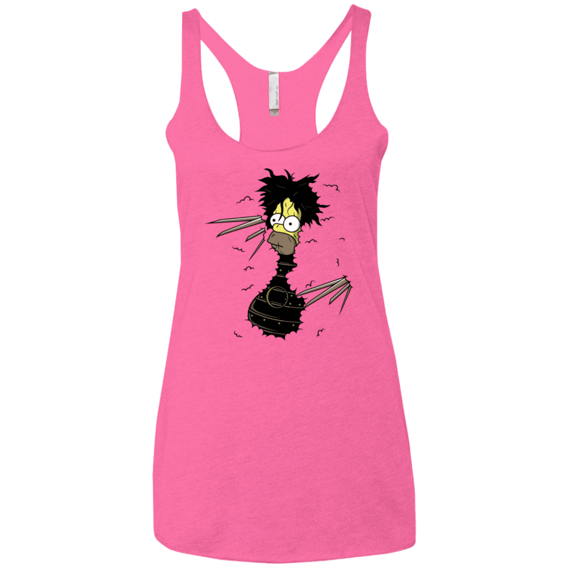 T-Shirts Vintage Pink / X-Small H. Scissorhands! Women's Triblend Racerback Tank