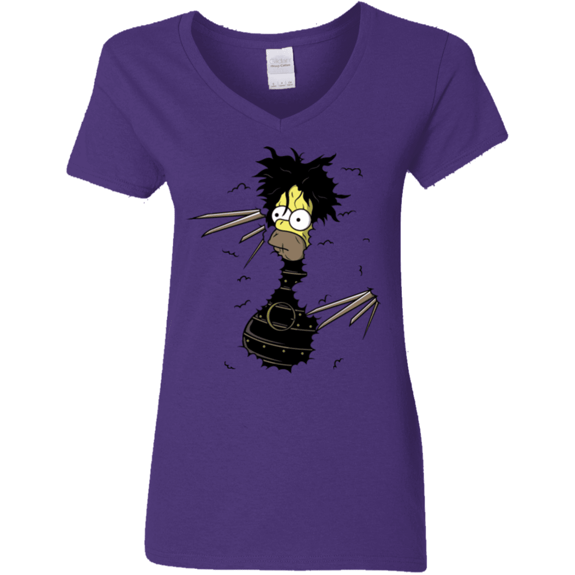 T-Shirts Purple / S H. Scissorhands! Women's V-Neck T-Shirt