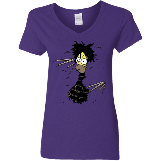 T-Shirts Purple / S H. Scissorhands! Women's V-Neck T-Shirt