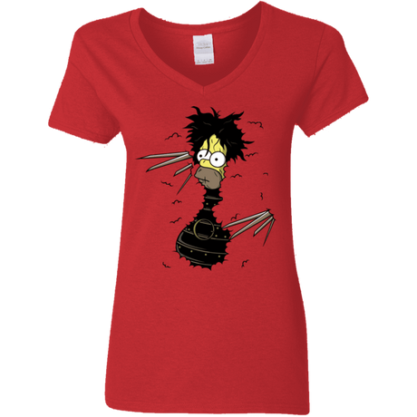 T-Shirts Red / S H. Scissorhands! Women's V-Neck T-Shirt