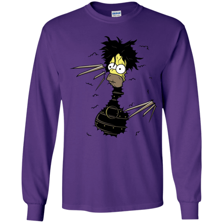 T-Shirts Purple / YS H. Scissorhands! Youth Long Sleeve T-Shirt