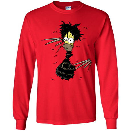 T-Shirts Red / YS H. Scissorhands! Youth Long Sleeve T-Shirt