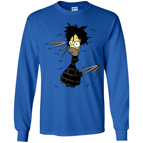 T-Shirts Royal / YS H. Scissorhands! Youth Long Sleeve T-Shirt