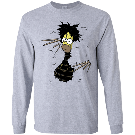 T-Shirts Sport Grey / YS H. Scissorhands! Youth Long Sleeve T-Shirt