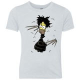 T-Shirts Heather White / YXS H. Scissorhands! Youth Triblend T-Shirt