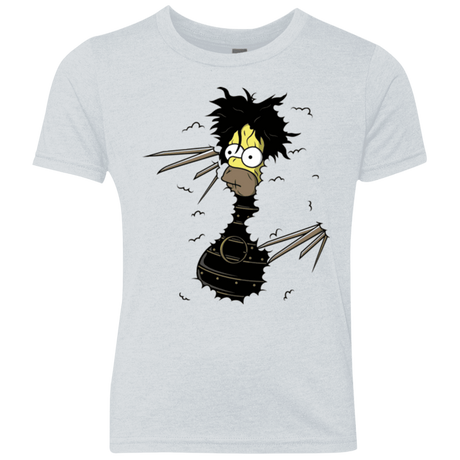 T-Shirts Heather White / YXS H. Scissorhands! Youth Triblend T-Shirt