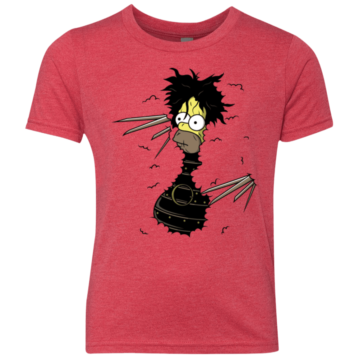 T-Shirts Vintage Red / YXS H. Scissorhands! Youth Triblend T-Shirt