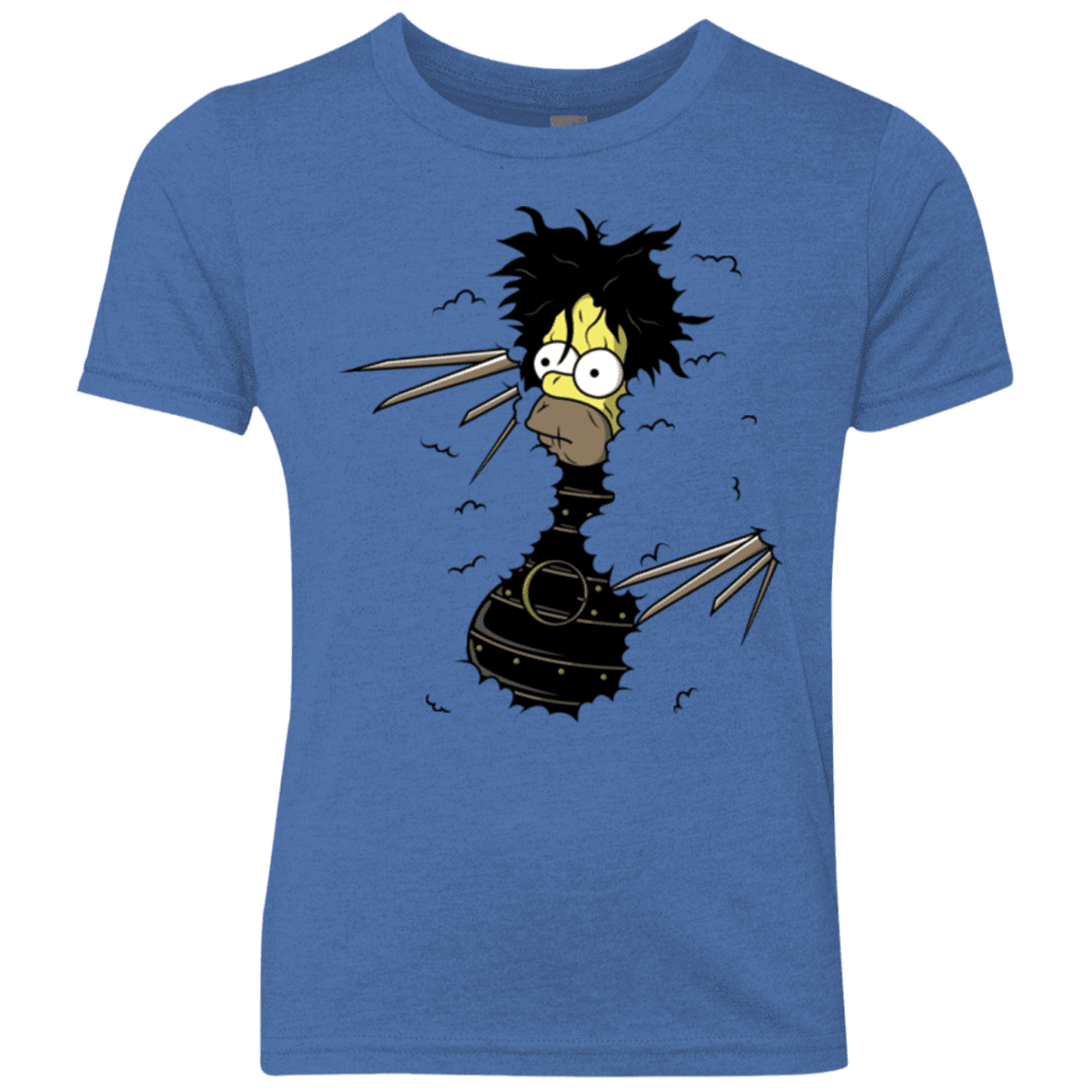 T-Shirts Vintage Royal / YXS H. Scissorhands! Youth Triblend T-Shirt