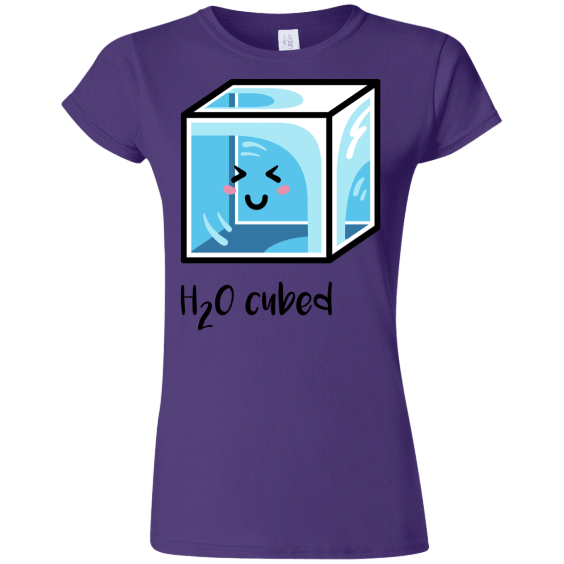 T-Shirts Purple / S H2O Cubed Junior Slimmer-Fit T-Shirt