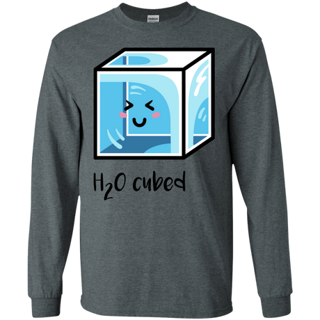 T-Shirts Dark Heather / S H2O Cubed Men's Long Sleeve T-Shirt